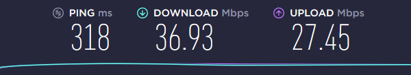 VPNArea Speed AUS