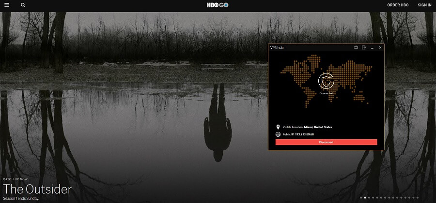 VPNhub HBO GO