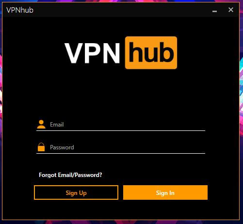 VPNhub Windows App