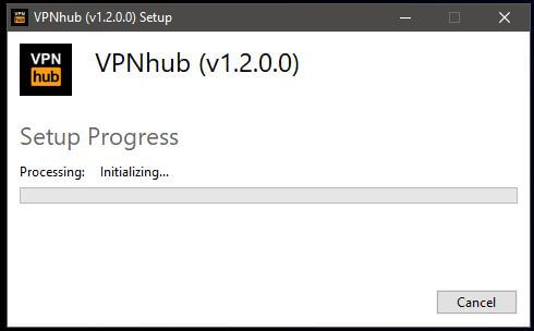 VPNhub Windows Setup 2