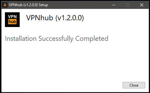 VPNhub Windows Setup 3