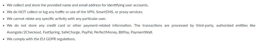 ibVPN Zero Log Policy