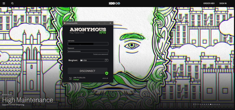 Anonymous VPN HBO GO