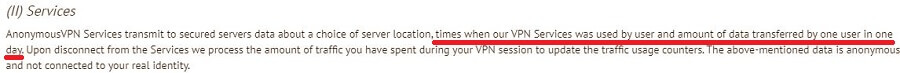 Anonymous VPN Privacy Policy 2