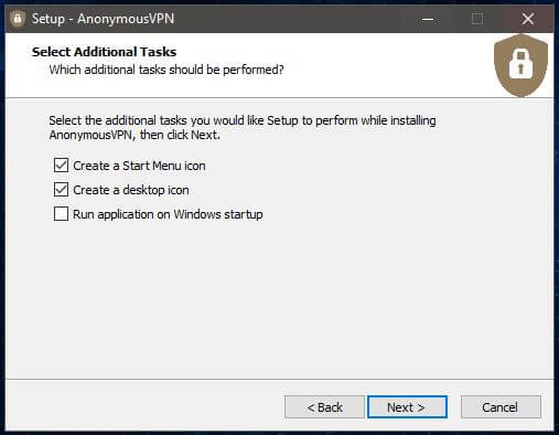 Anonymous VPN Windows Setup 2