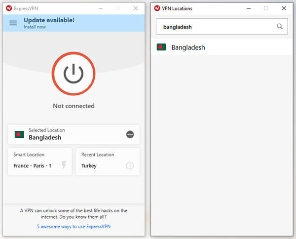 Bangladeshi Server ExpressVPN