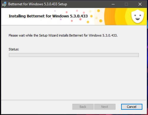 Betternet Windows Installation 2