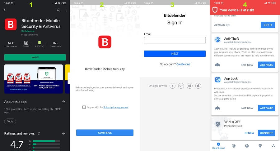 bitdefender free android