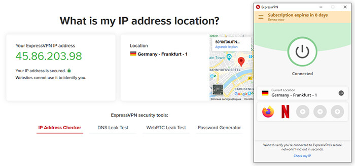 ExpressVPN German IP