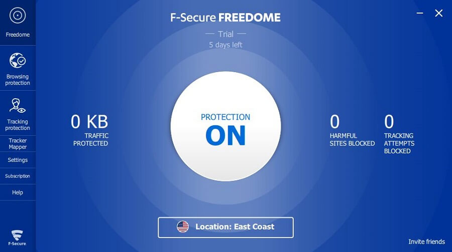 F-Secure Freedome VPN App 3