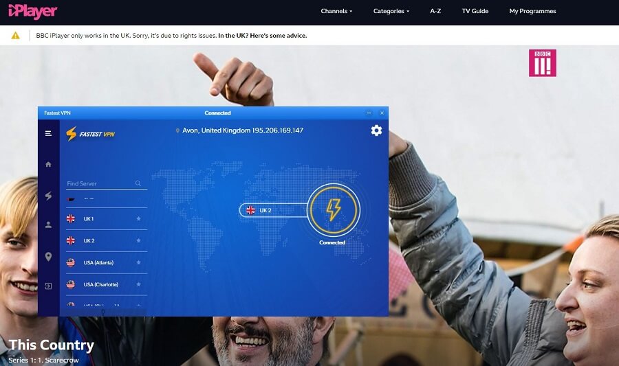 FastestVPN BBC iPlayer