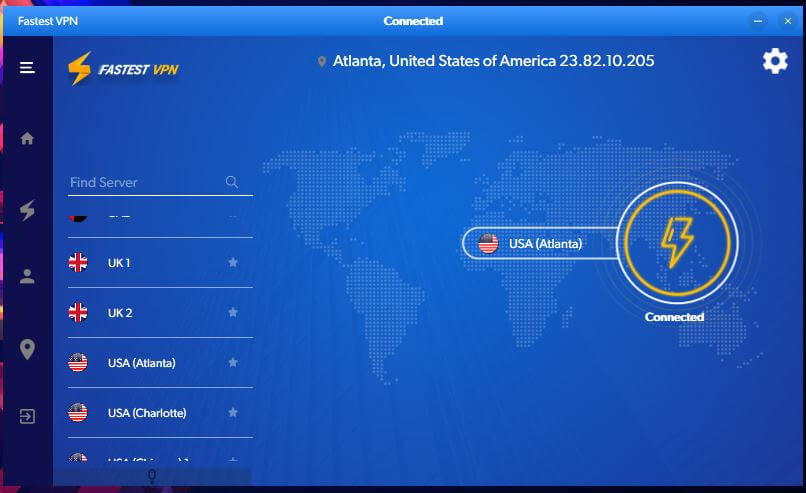 FastestVPN Windows App 2