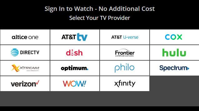 History TV Providers