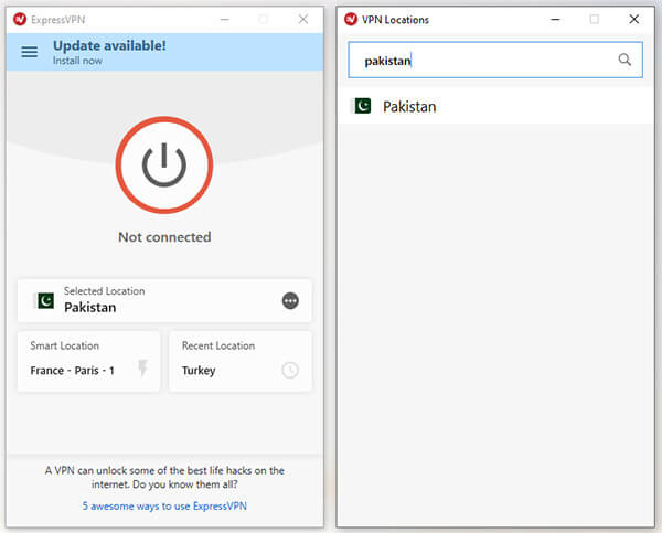 Pakistani Server ExpressVPN