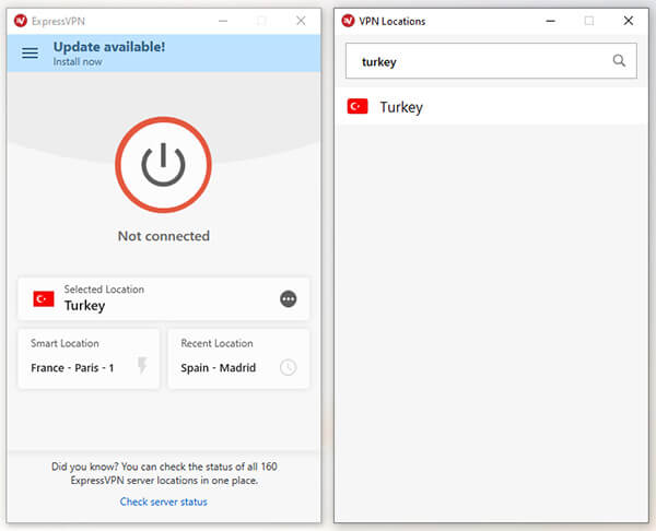 Turkish Servers ExpressVPN