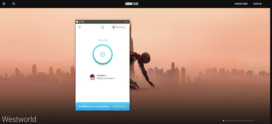 X-VPN HBO GO