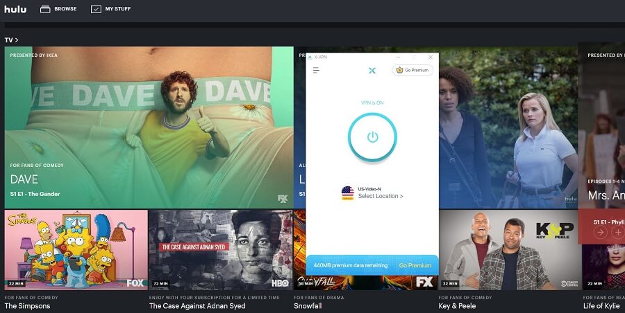 X-VPN Hulu