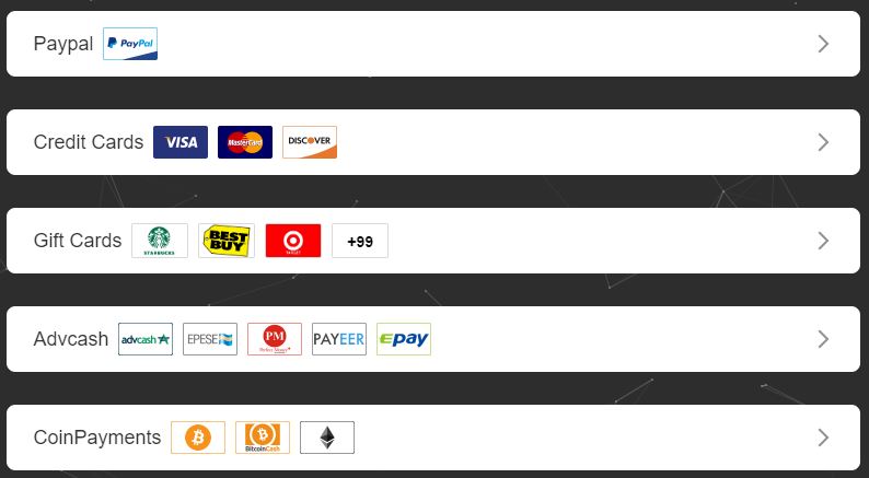 X-VPN Payment Methods