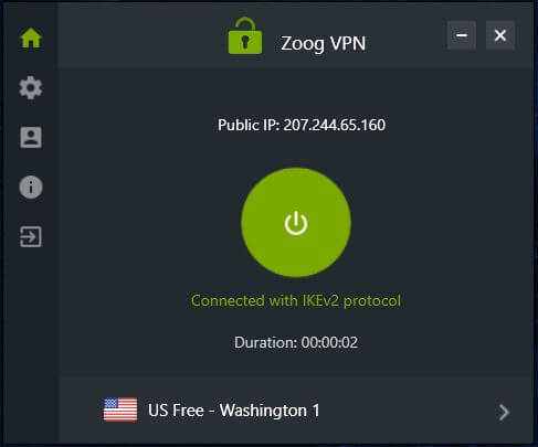 ZoogVPN Windows App 4