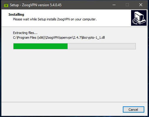 ZoogVPN Windows Setup 3