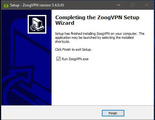 ZoogVPN Windows Setup 4