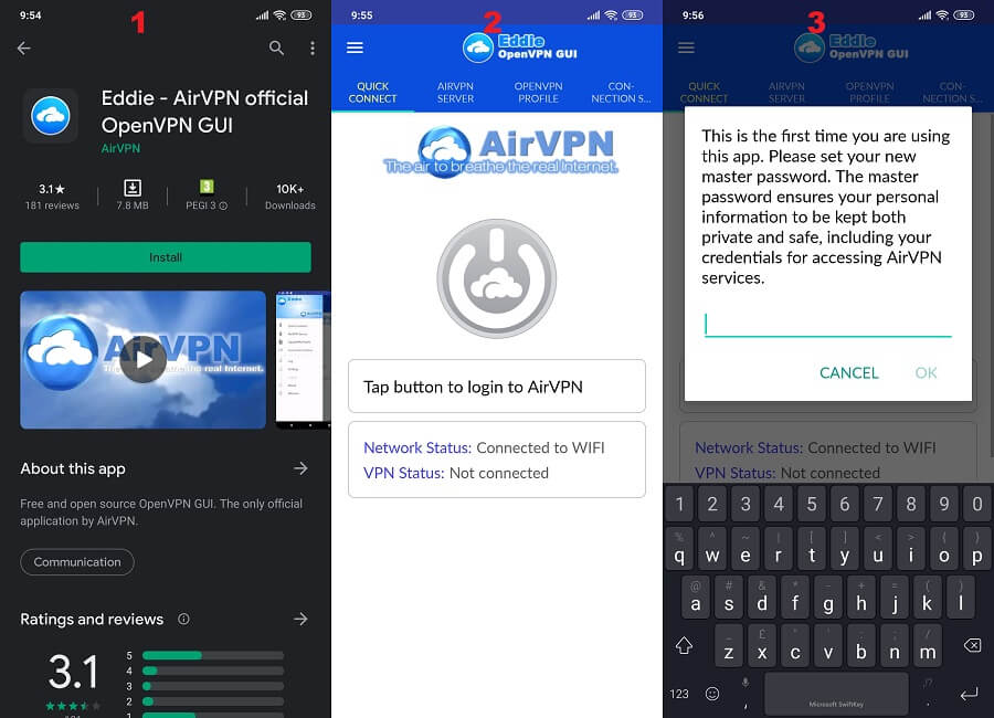 does airvpn support android use