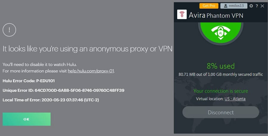 avira security and avira phantom vpn