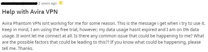 Avira Phantom VPN Reddit