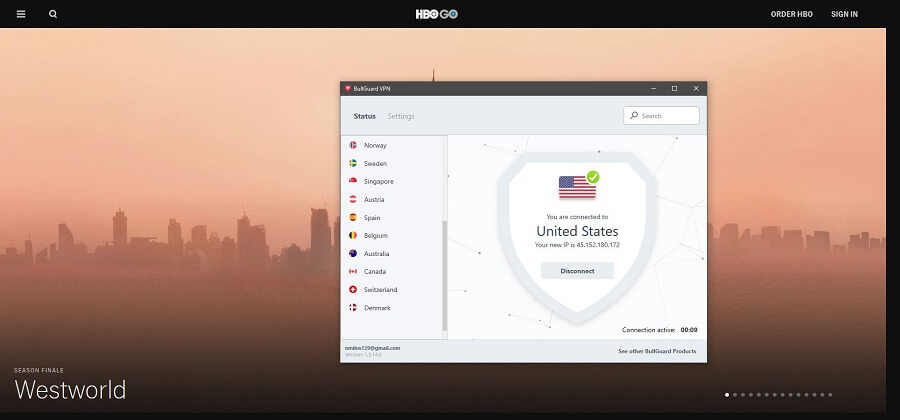 Bullguard VPN HBO GO