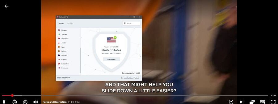 Bullguard VPN Netflix