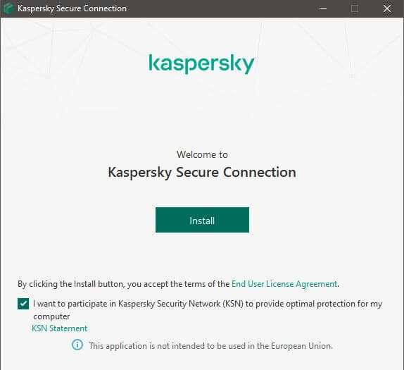 kaspersky connection