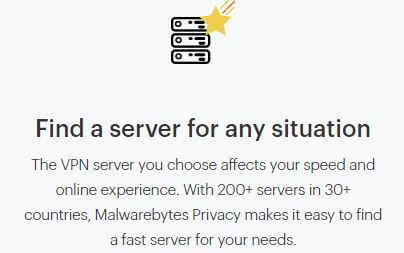 Malwarebytes VPN Servers