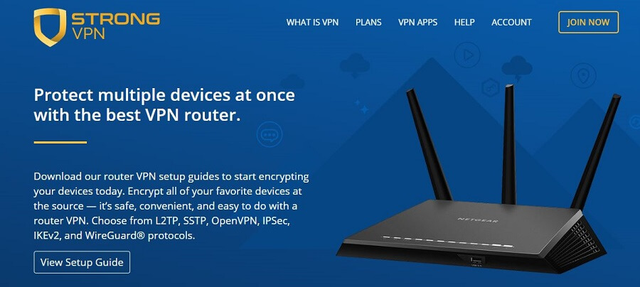 StrongVPN Routers