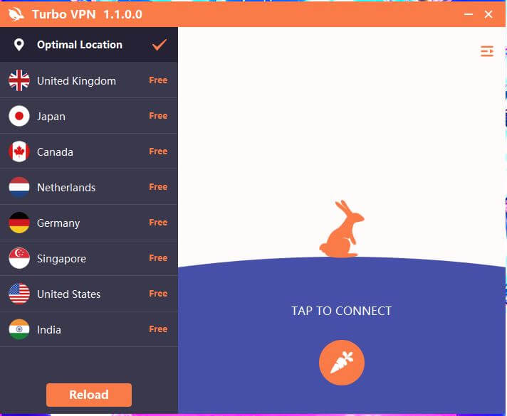 TurboVPN App 1