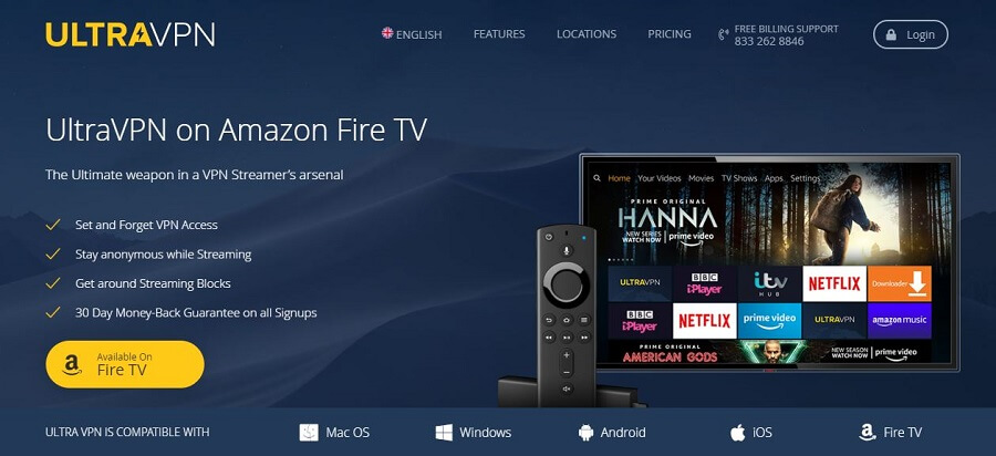 UltraVPN Fire TV