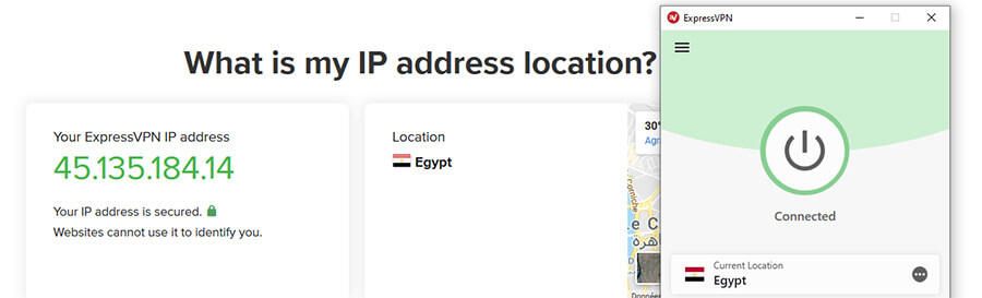 Egyptian IP ExpressVPN