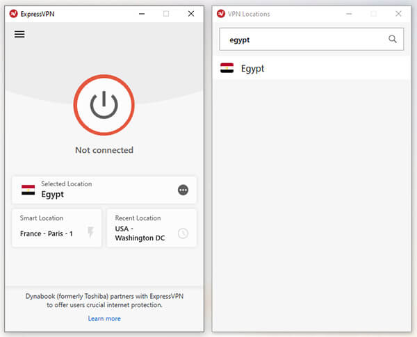 Egyptian Server ExpressVPN