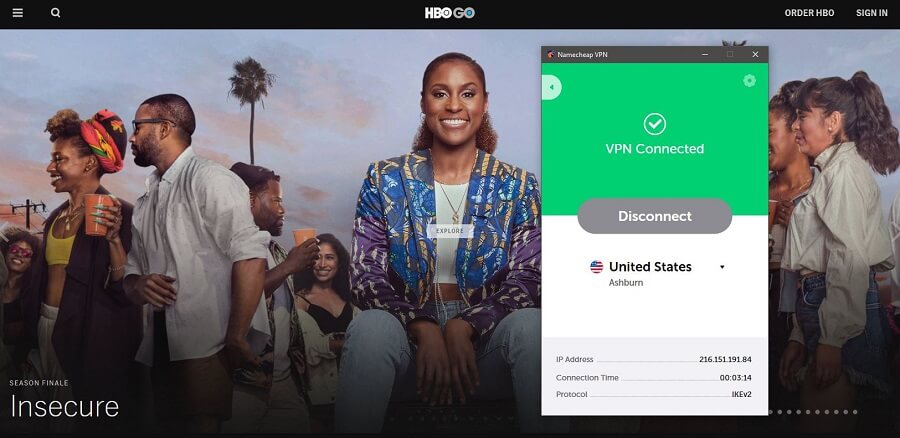 Namecheap HBO GO