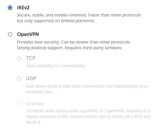 Namecheap VPN Protocols