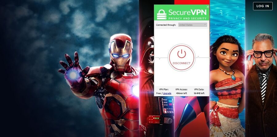 SecureVPN Disney+