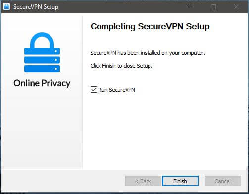 SecureVPN Setup 3