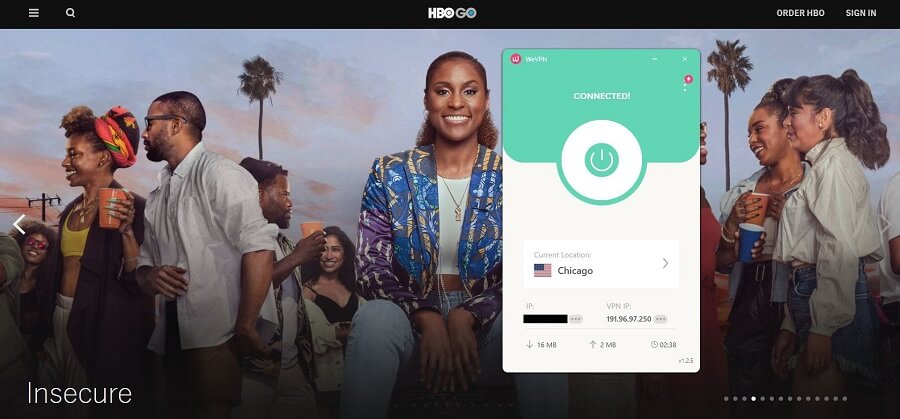 WeVPN HBO GO