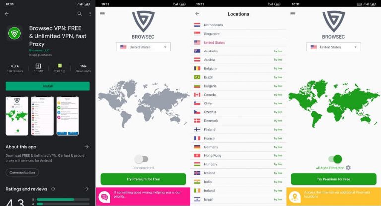 Browsec VPN 3.80.3 download the new for ios