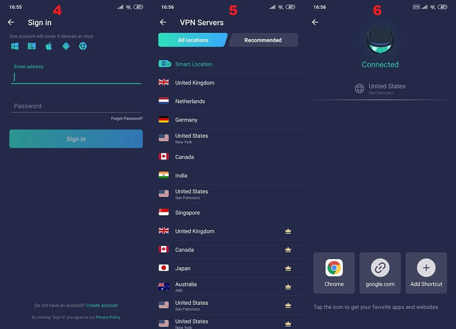 Proxy Master VPN Android 2