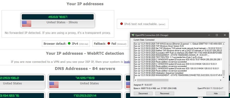 Ra4wVPN IP Leak Test