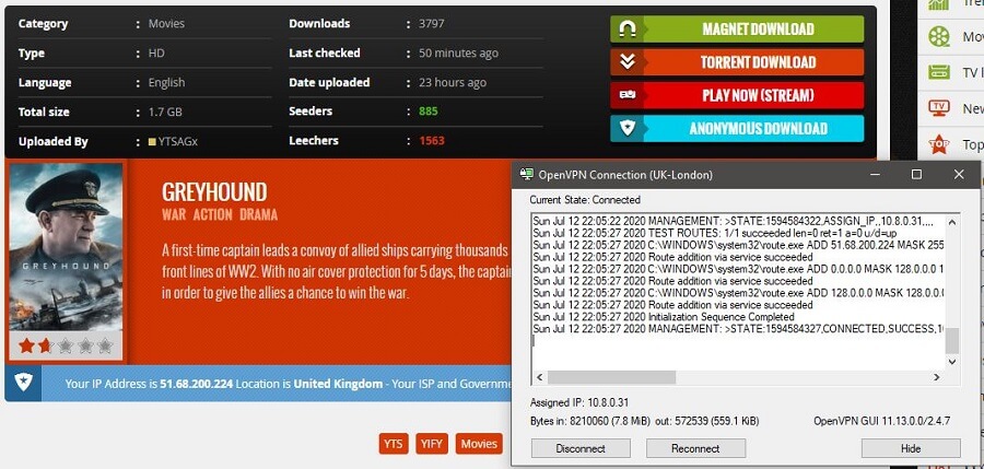 Ra4wVPN Torrenting