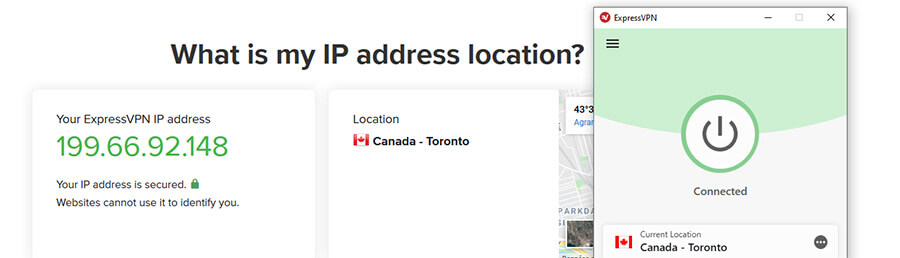 Canadian IP ExpressVPN