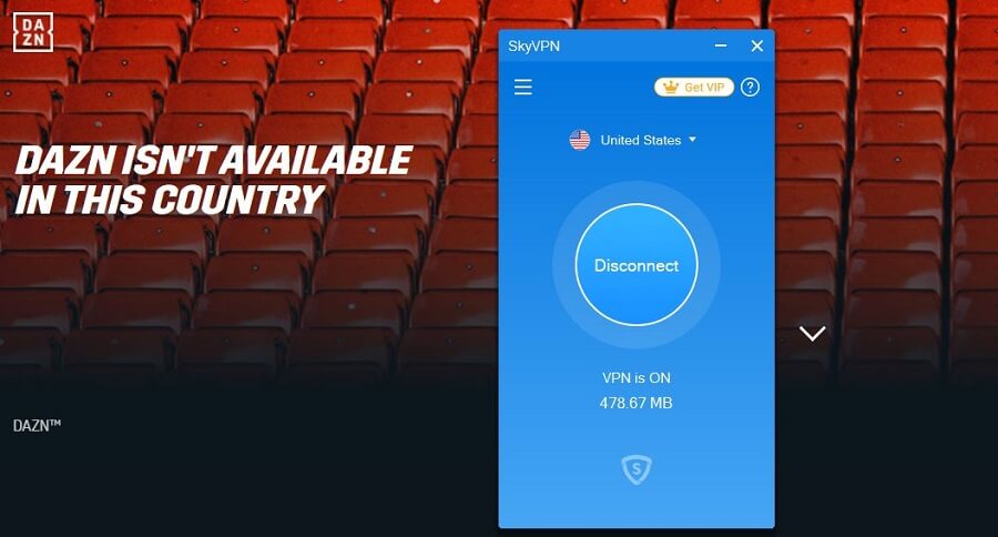 SkyVPN DAZN