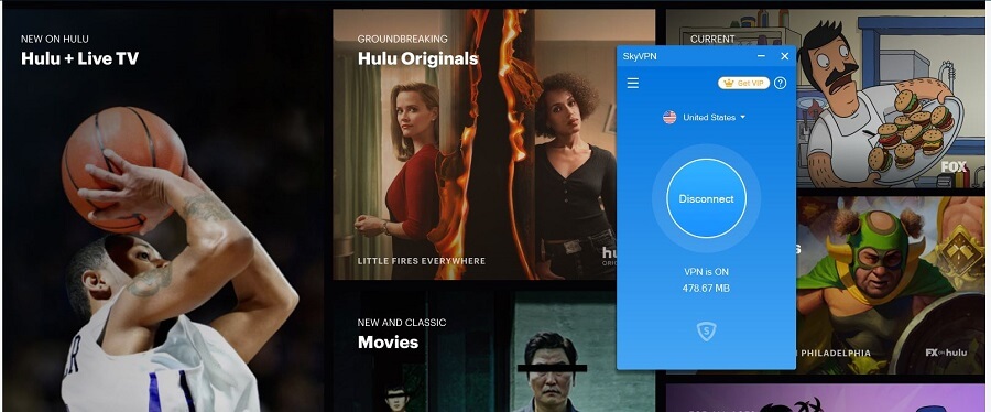 SkyVPN Hulu