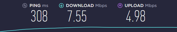 SkyVPN Speedtest AUS